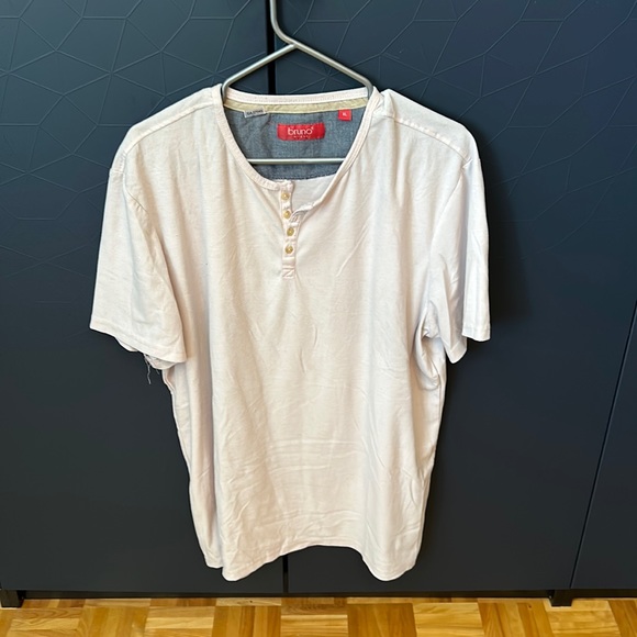BRUNO MILANO light pink T-shirt size extra large - Picture 2 of 6
